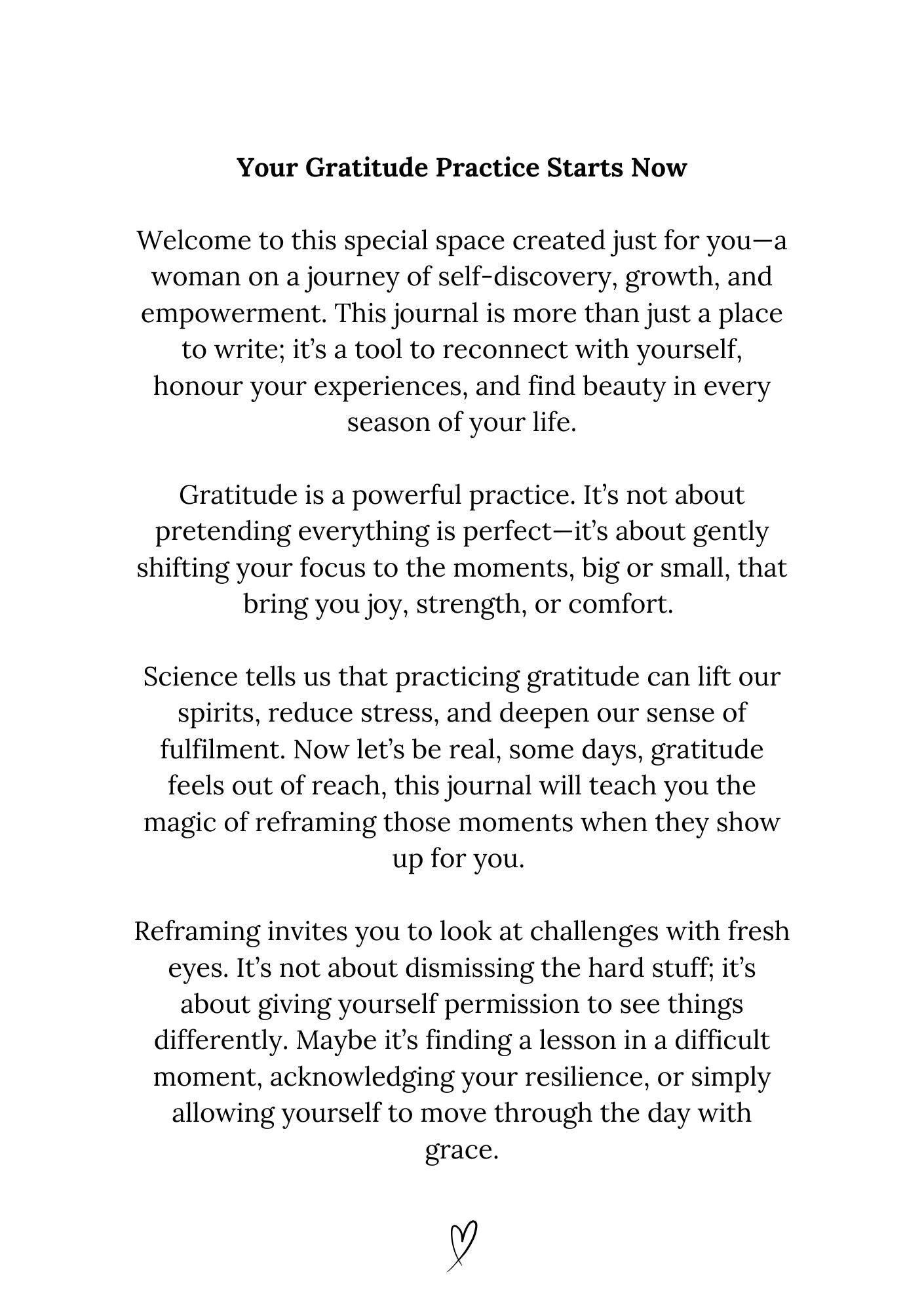 My Gratitudes Journal - Your daily practice that will flip the script!